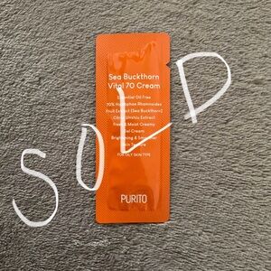 SOLD *FREE W/ PURCHASE* PURITO Sea Buckthorn Vital 70 gel Cream sample skincare